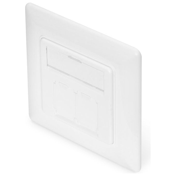 Digitus Pannello Frontale per Cassetta 80x80 per 2 Keystone Jack