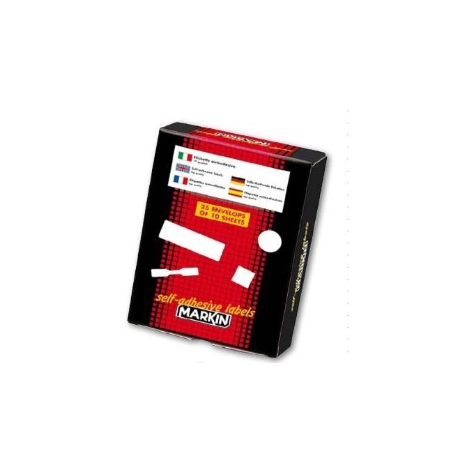 Markin Confezione 25x630 Etichette diam 14 Gialle
