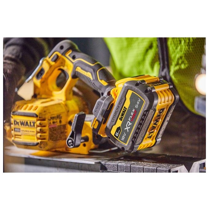 DEWALT DCS573NT-XJ Sega Circolare a Batteria 18V Brushless Diametro Lama 190 mm Profondita' di Taglio 67 mm Inclinazione 57° Luce LED Freno Elettronico colore Giallo-Nero