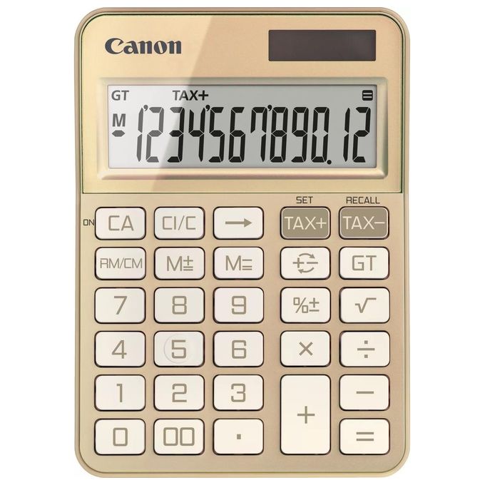 Canon Ks-125kb-gd Emea Hb Calcolatrice da Ufficio Oro