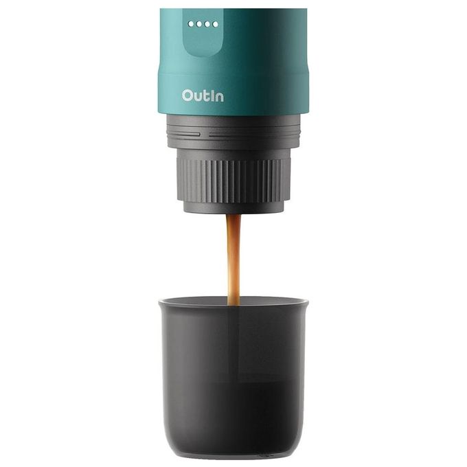 Outin OTEM-01-TEAL Macchina da caffe' espresso nano verde acqua