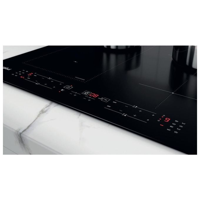 Whirlpool WL B8160 NE Piano Cottura ad Induzione 4 Zone 59 cm Nero