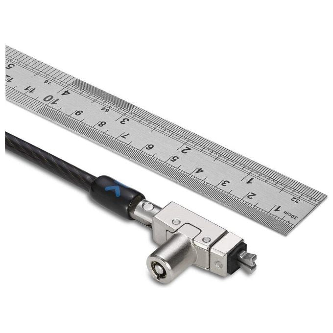 Kensington K64440WW Lucchetto per Laptop con Chiave Cavo Acciaio 1.8 m Slot Wedge N17 colore Nero
