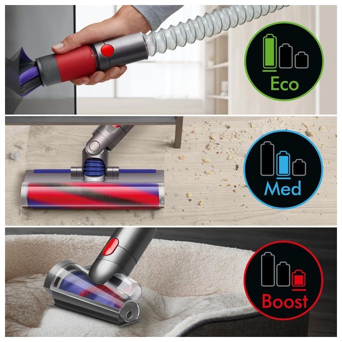 Dyson 492711-01 V12 Origin Aspirapolvere a Bastone 2 in 1 Senza Filo HEPA 120 AW 60 min 2,2 Kg colore Nichel