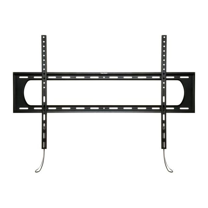 Vultech BTV-T55120LITE Supporto Fisso Staffa da Parete per TV LED LCD Monitor e TV Curvi da 55'' a 120'' pollici Max VESA 900x600 Resistente 120 kg con Livella a Bolla