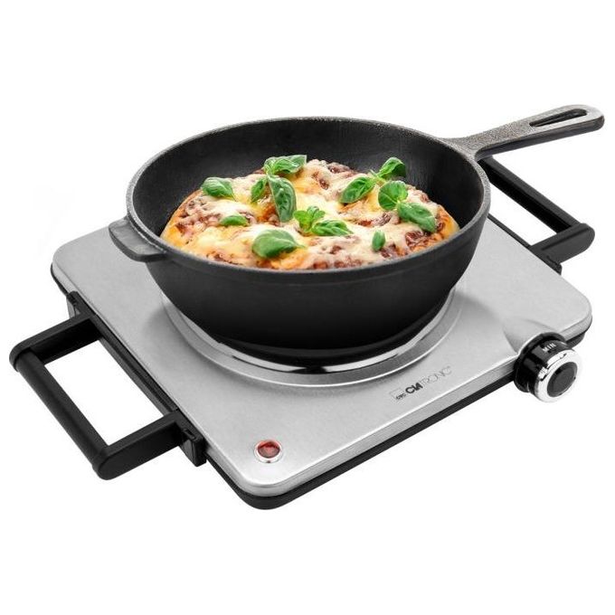 Clatronic EKP 3788 Piano cottura Elettrico a Bobina 36 cm 1 fuoco 1500 W colore Acciaio Inox