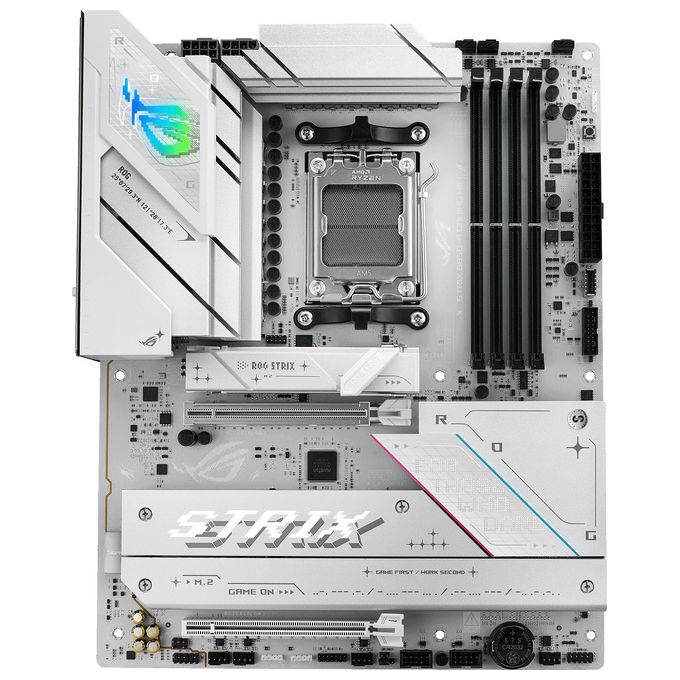 ASUS 90MB1J50-M0AAY0 ROG STRIX B850-A Scheda Madre ATX Socket AM5 DDR5 fino a 8000 MHz Wi-Fi 7 colore Bianco