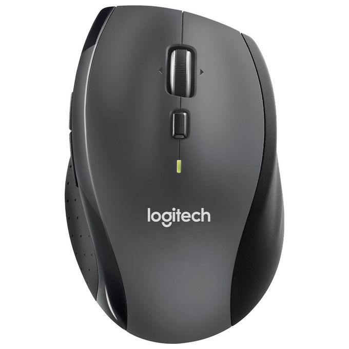 Logitech 705 Marathon Mouse Wireless, Ricevitore USB Unifying 2,4 GHz, 1000 DPI, 5 Pulsanti Programmabili, Durata Batteria di 3 Anni, Compatibile con PC, Mac, Laptop, Chromebook - Nero