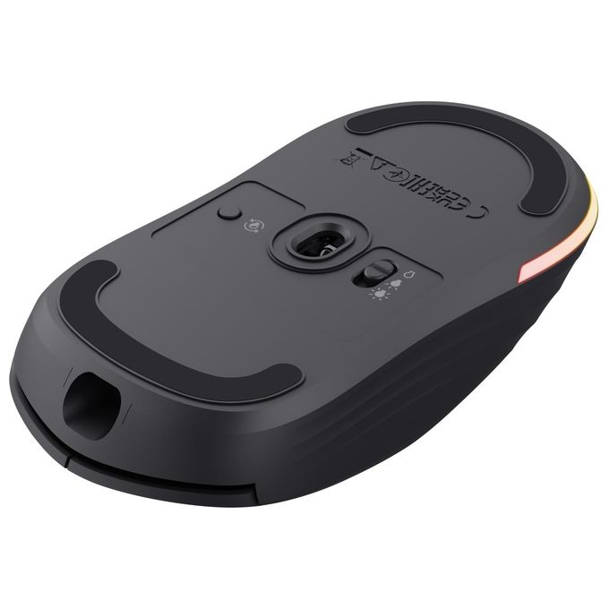 Trust 25126 GXT 926 Redex II Mouse Gaming Wireless 2.4 GHz 10000 DPI 6 Pulsanti Programmabili Retroilluminazione RGB colore Nero