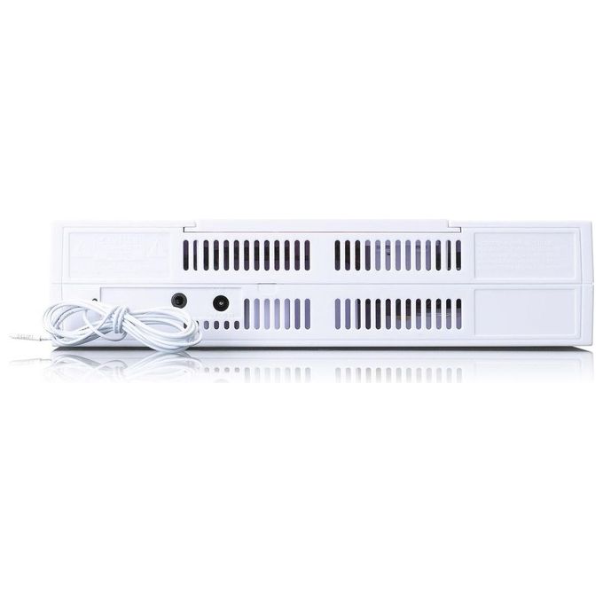 Lenco KCR-190 Radio da Cucina DAB+ FM Bluetooth 5.2 Display LCD 3.3'' 2 Sveglie Telecomando colore Bianco