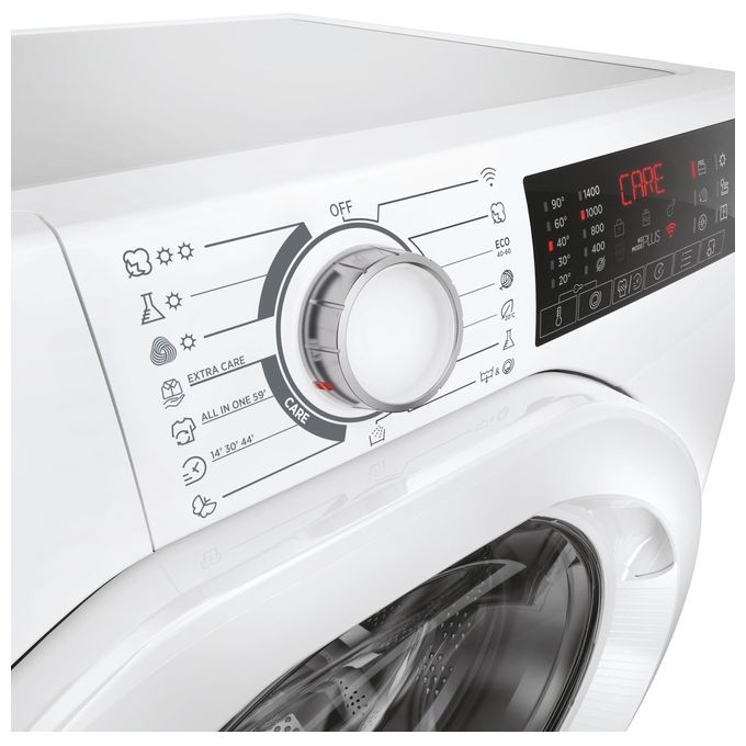Hoover H3DP4854TA6-1-S H-WashandDry 350 Lavasciuga Frontale 8-5 Kg 1400 rpm Classe D Inverter Wi-Fi (85x60x53 cm) colore Bianco