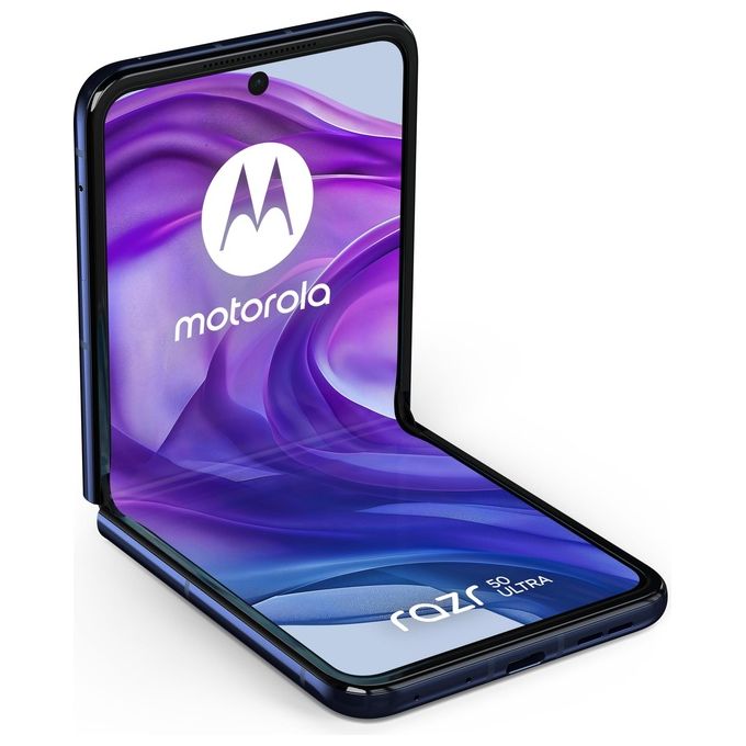 Motorola Razr 50 Ultra, 6.9 Pollici, Doppia SIM, Android 14 5G, Blu Marino