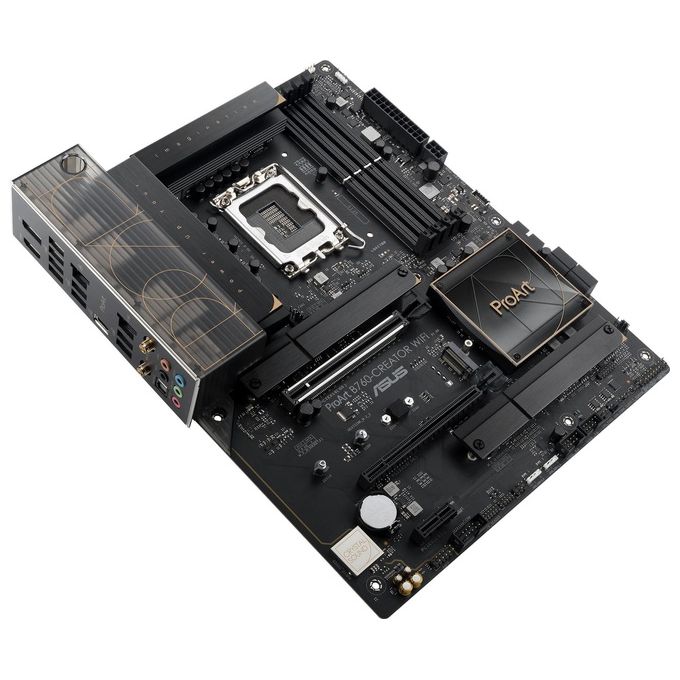 Asus 90MB1FY0-M1EAY0 ProArt Scheda Madre ATX Intel B760 LGA 1700 DDR5 3x M.2 PCIe 5.0 Wi-Fi 6 Dual Ethernet 2.5G Thunderbolt 4