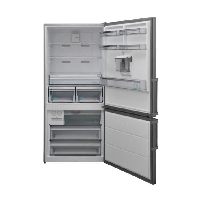 Sharp SJ-NBA35CHDIE Frigorifero Combinato 588 L 186 cm Classe E 41 dB No Frost Water Dispenser Erogatore Ghiaccio colore Inox