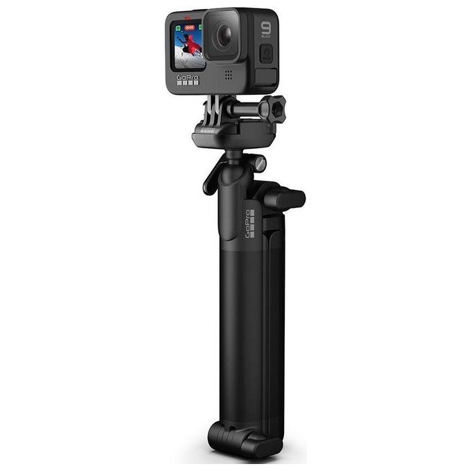 GoPro AFAEM-002 3-Way 2.0 Impugnatura Braccio Treppiede per Action Cam rotazione 360° colore Nero