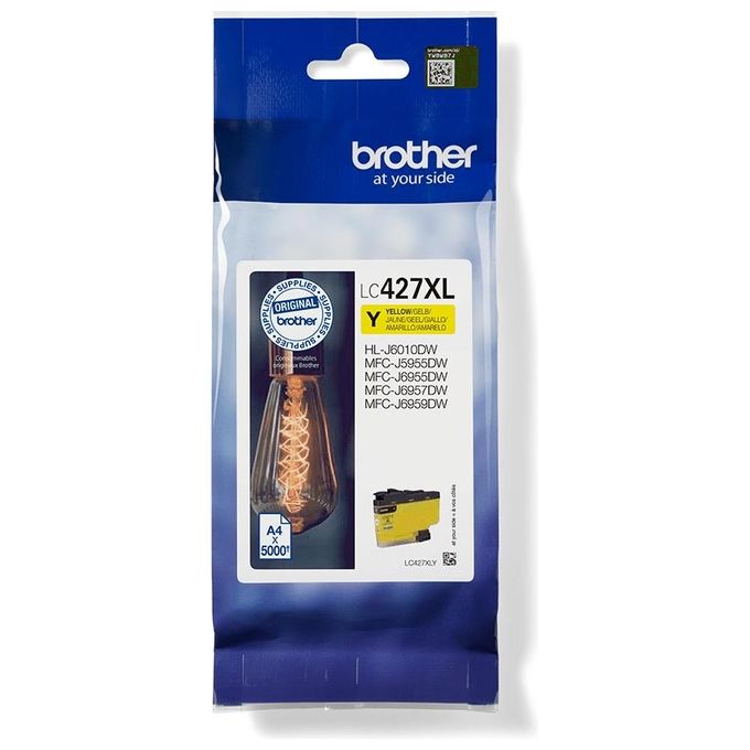 Brother LC427XLY Cartuccia d'inchiostro Originale Resa elevata 5000 pagine colore Giallo