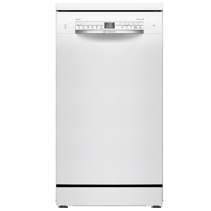 Bosch SPS2HKW58E Serie 2 Lavastoviglie libera installazione 10 coperti Classe E 46 dB Home Connect (85x45x60 cm) colore Bianco