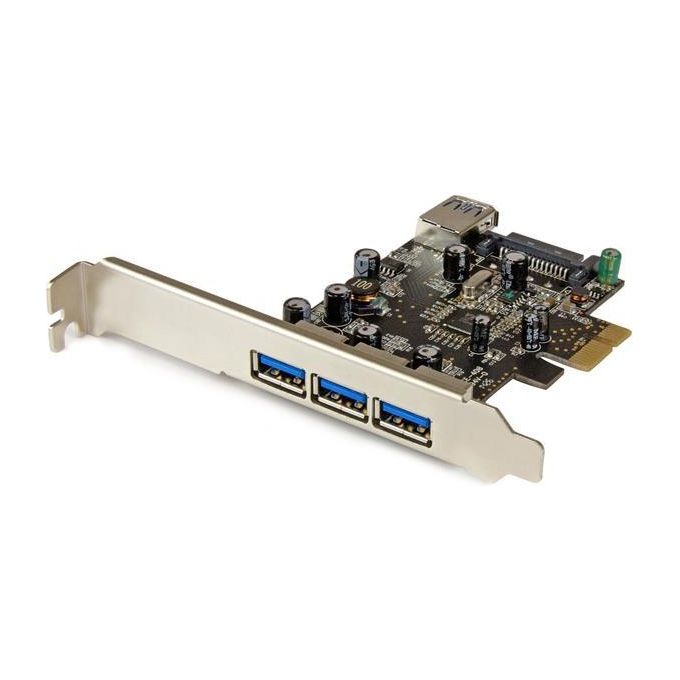 StarTech Scheda pci Express Usb3.0 Superspeed 4 Porte (3 est 1 int)