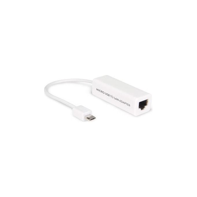 Hamlet Cavo Adattatore Micro Usb Otg-Lan 10-100Mbit per Tablet e Smartphone