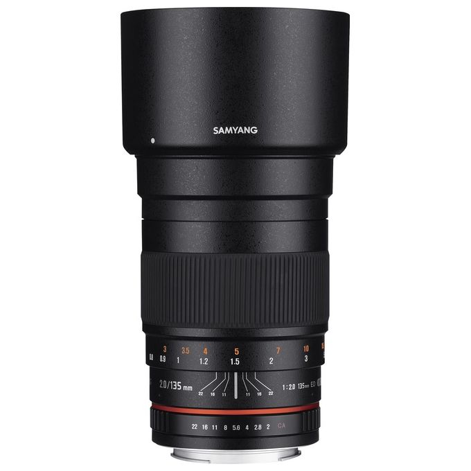Samyang F1112201101 Obiettivo 135mm F-2.0 Ed Umc per Canon