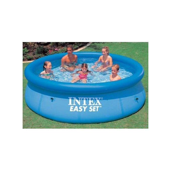 Intex 28120NP Piscina Fuori Terra Easy Set Rotonda 3853 L PVC Azzurro 305x76 cm 305 x 76 cm Senza Pompa Filtro