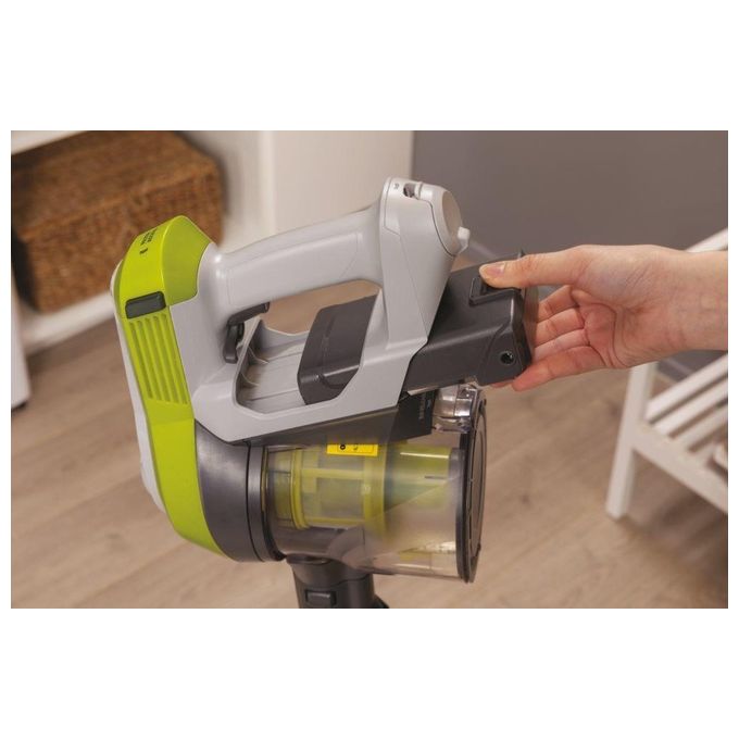 Hoover HF110H HF1 Aspirapolvere Senza Filo Ciclonico Senza Sacchetto 0.9 L 170W autonomia 30 min colore Grigio Lime