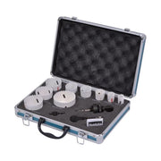 Makita D-47282 Set di Seghe a Tazza BIM 12 Pezzi Diametro 19-68 mm Profondita' di Taglio 38 mm con Adattatori e Valigetta colore Nero