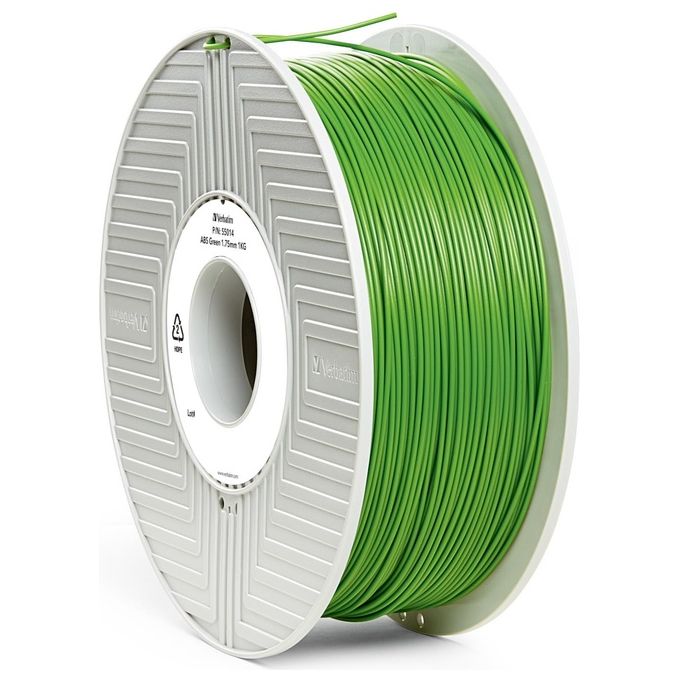 Verbatim bobina stampante 3d abs verde 1.75mm 1kg