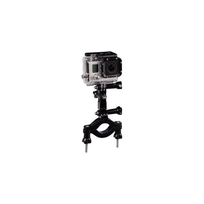 Hama Supporto Snodato per Tubolari di Grandi Dimensioni per GoPro Nero