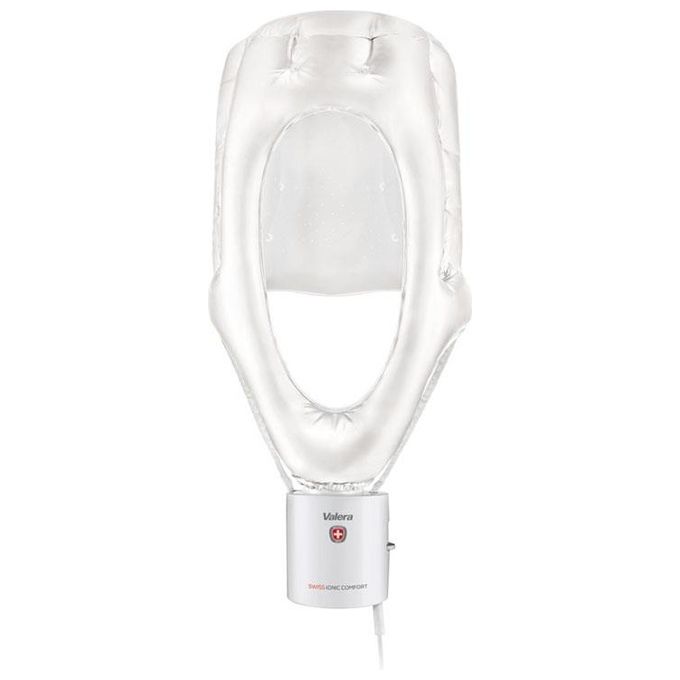 Valera 513.01 Swiss Ionic Comfort Casco Asciugacapelli 600 W Ionizzazione 3 Temperature Cavo 3 m Custodia inclusa colore Bianco