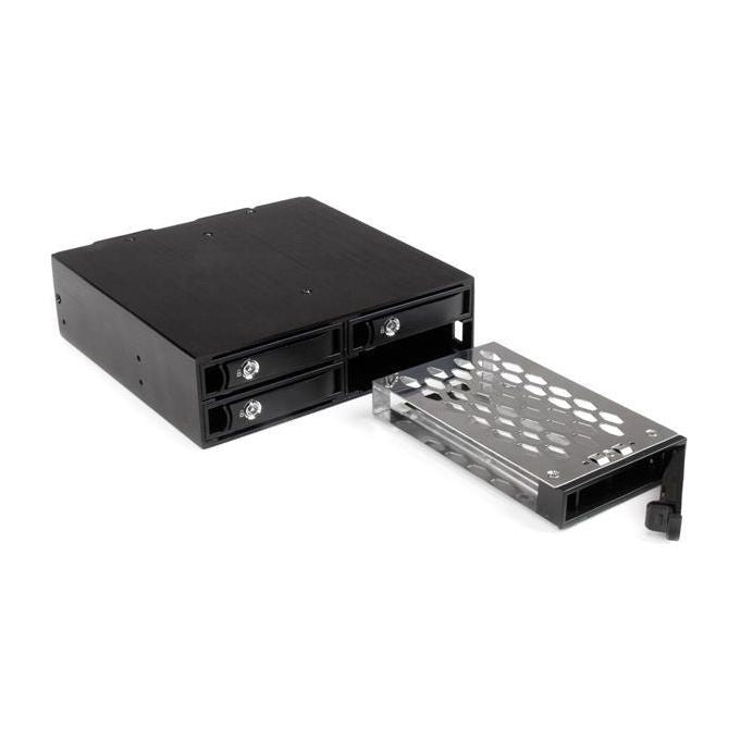 StarTech.com SATSASBP425 Backplane mobile per rack hot-swap 5.25'' 4 alloggiamenti HDD SSD SATA SAS 2.5'' 6 Gbps colore Nero