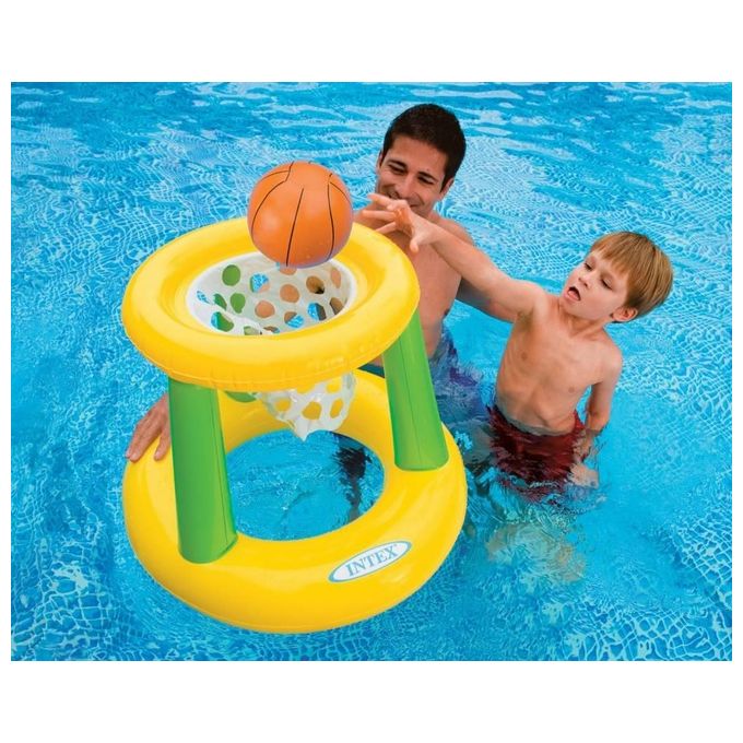 Intex 58504 Basket Acquatico Completo di Pallone da Basket Gonfiabile