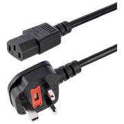 StarTech Cavo di alimentazione per computer del Regno Unito 3 m - Spina a tre spinotti - C13 a BS-1363