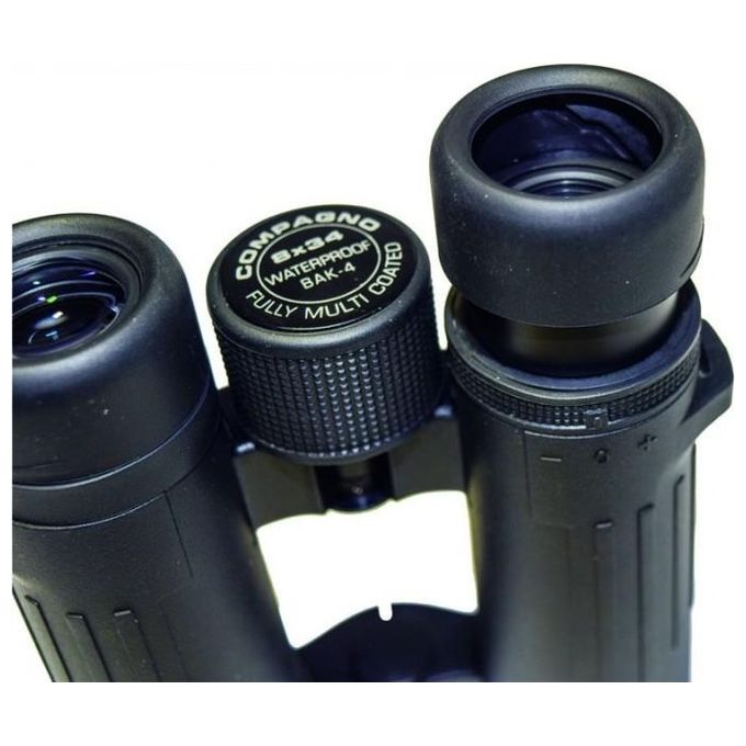Braun Binocolo Compagno 10x34 WP Nero