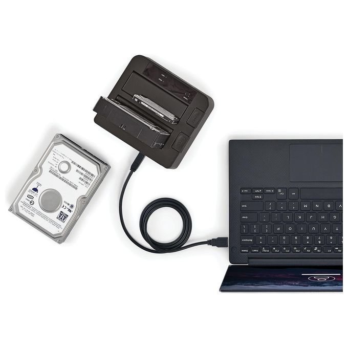 StarTech.com Box esterno USB 3.1 Gen 2 (10Gbps) a doppio alloggiamento da 2,5-3,5 SATA SSD-HDD