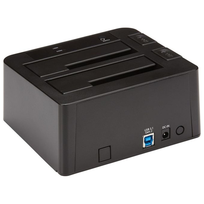 StarTech.com Box esterno USB 3.1 Gen 2 (10Gbps) a doppio alloggiamento da 2,5-3,5 SATA SSD-HDD