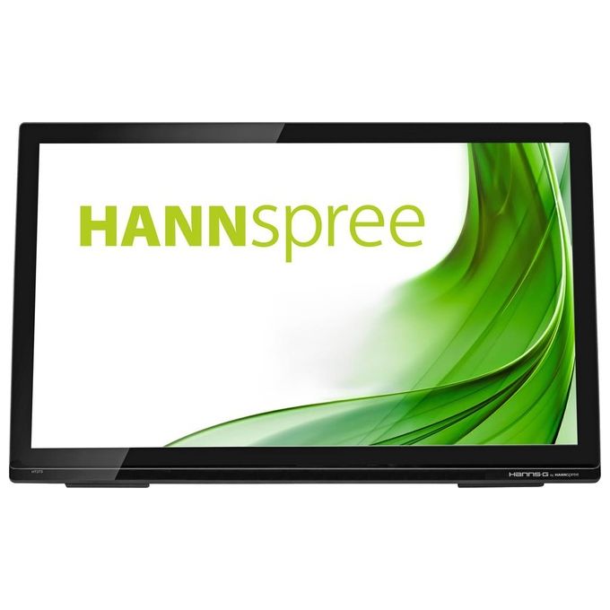 HANNSPREE Monitor 27'' LED IPS Touch screen HT273HPB 1920x1080 FHD Tempo di Risposta 8 ms Multi-Touch Point 10 Punti Altoparlanti Integrati