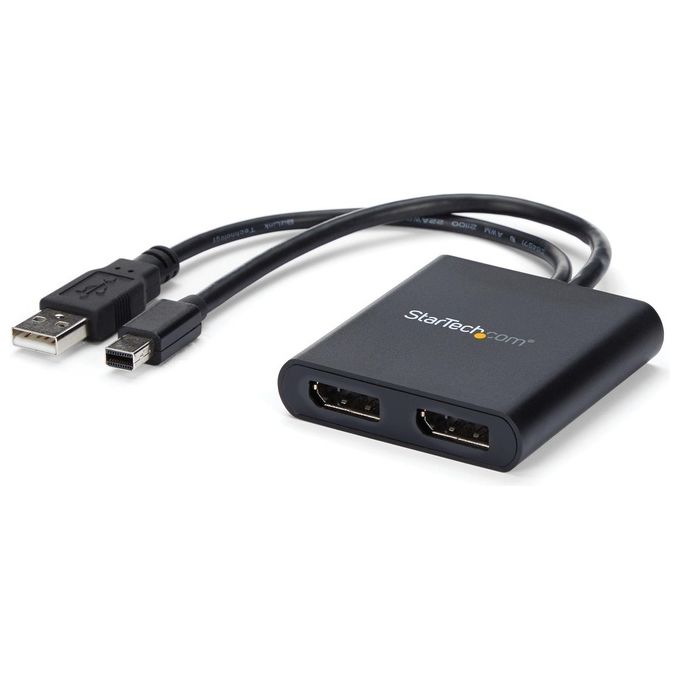 Startech adattatore splitter mst hub - mini displayport a 2 porte displayport
