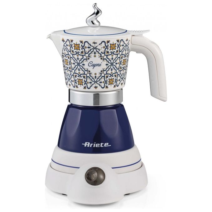 Ariete 1358 Moka Aroma Macchina da caffe' Moka Elettrica 4 tazze 480W colore Bianco 30