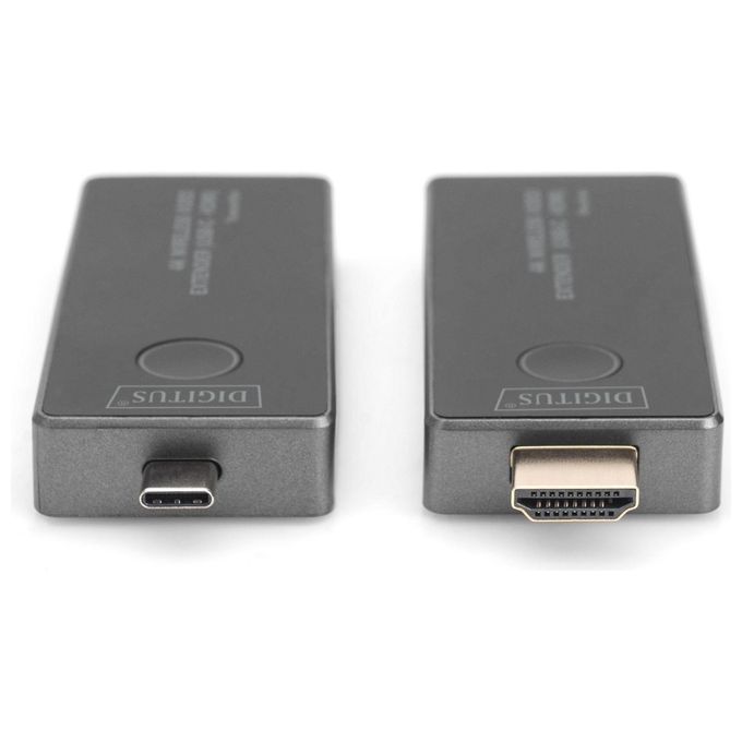 Digitus DS-55324 Set di estensori video wireless 4K 30 m USB-C HDMI 4K-30Hz colore Nero