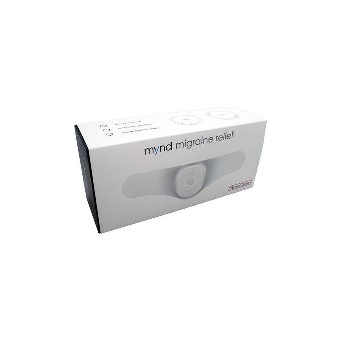 TensCare WEL302025 Mynd Dispositivo TENS Alleviazione Emicranie 40 livelli intensita' 2 modalita' colore Bianco