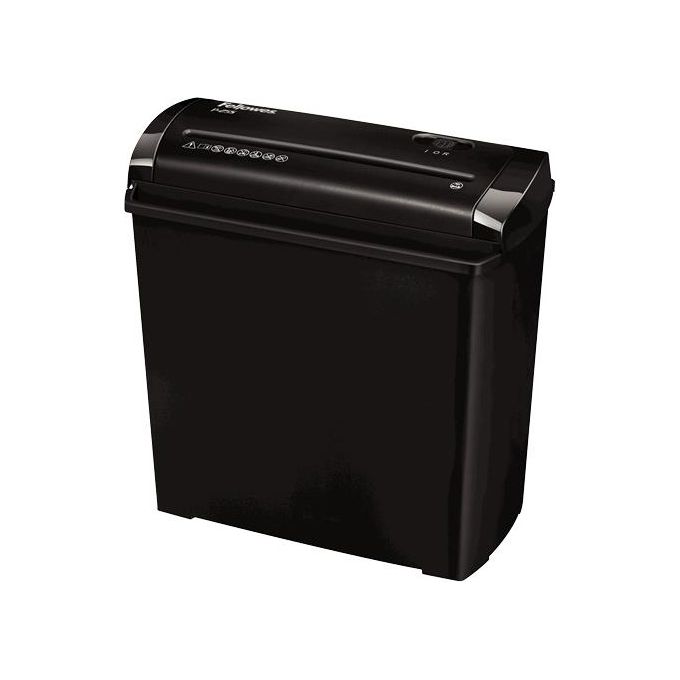 Fellowes, Distruggidocumenti a Strisce, P-25S, 22 cm, Nero e Grigio