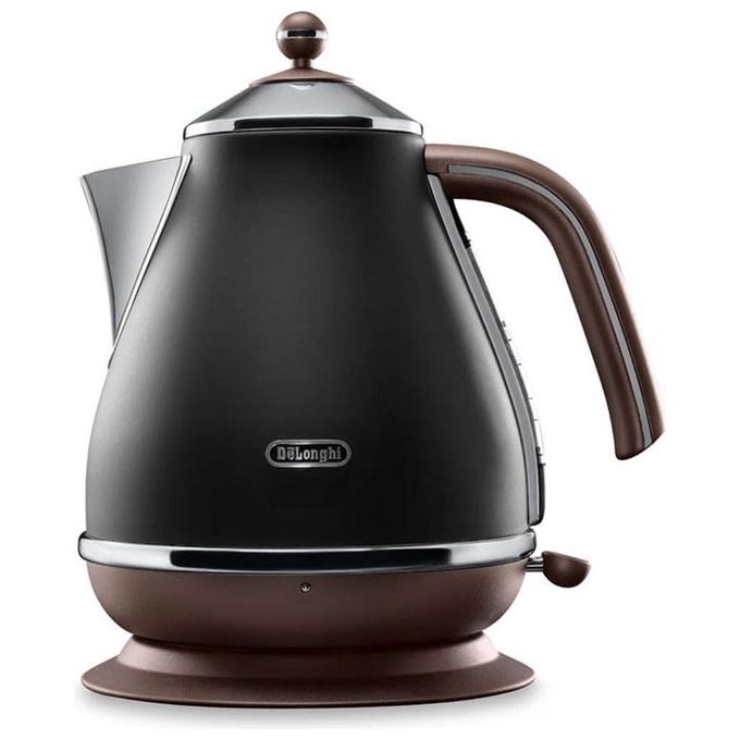 DeLonghi KBOV2001.BK Icona Vintage Bollitore Elettrico 1,7 Litri Nero 2000W