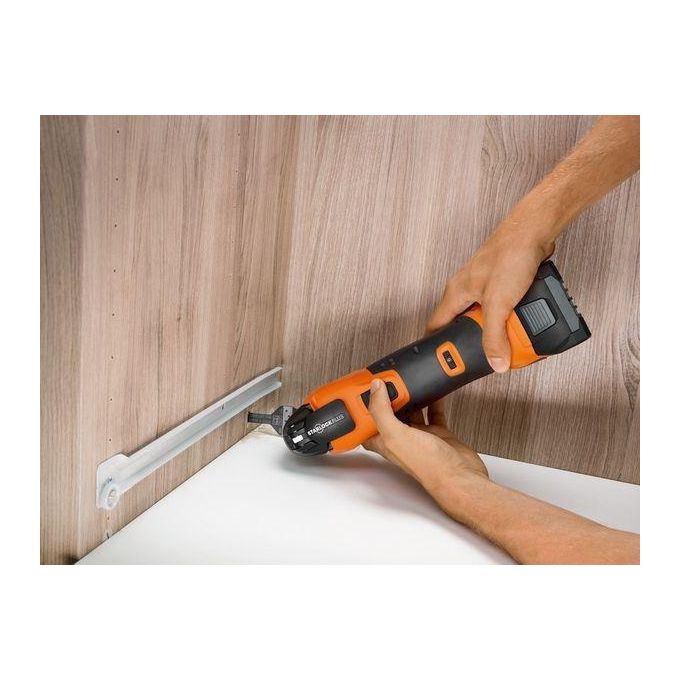 FEIN 71293863000 MultiMaster AMM 500 Plus Top AS Multitool Cordless 18 V con Batteria Li-Ion 11000 18500 oscillazioni min peso 1 3 Kg colore Nero