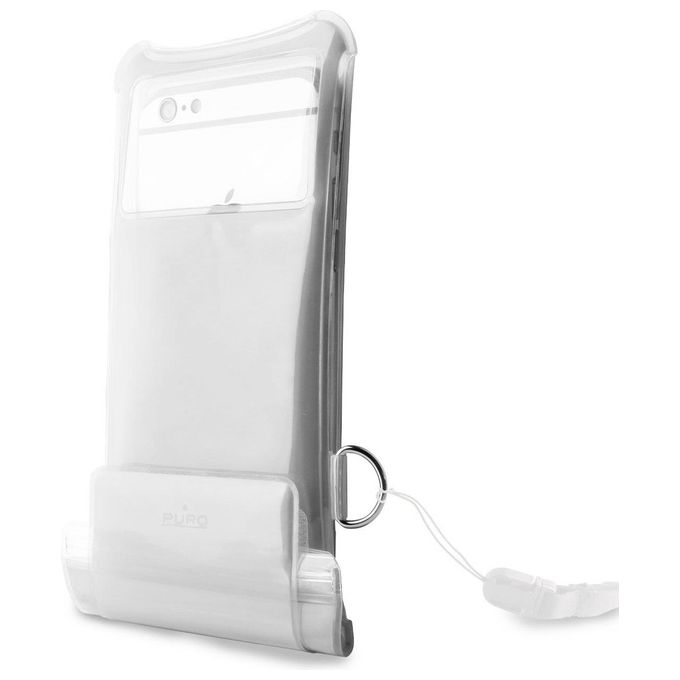 Puro PUFA014 Custodia impermeabile per smartphone fino a 5,7'' colore Trasparente