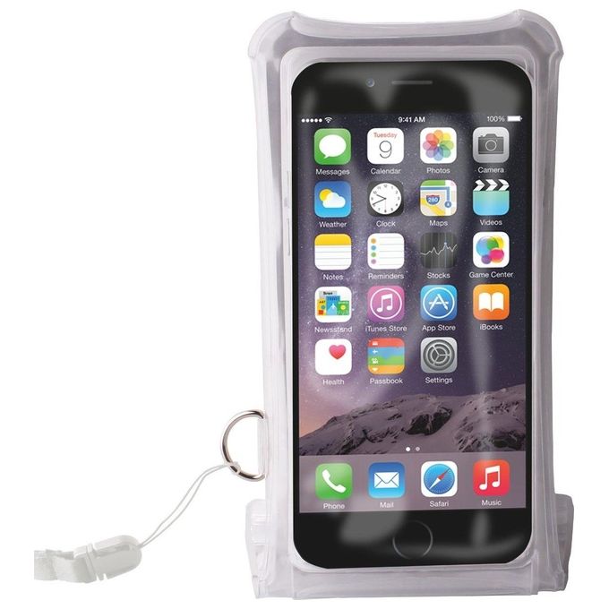 Puro PUFA014 Custodia impermeabile per smartphone fino a 5,7'' colore Trasparente
