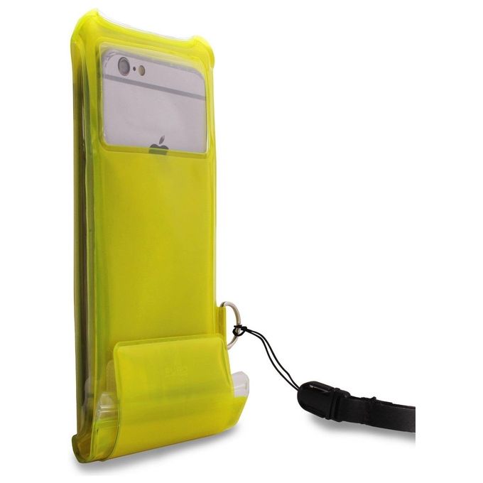 Puro PUFA013 Custodia impermeabile per smartphone fino a 5,7'' colore giallo