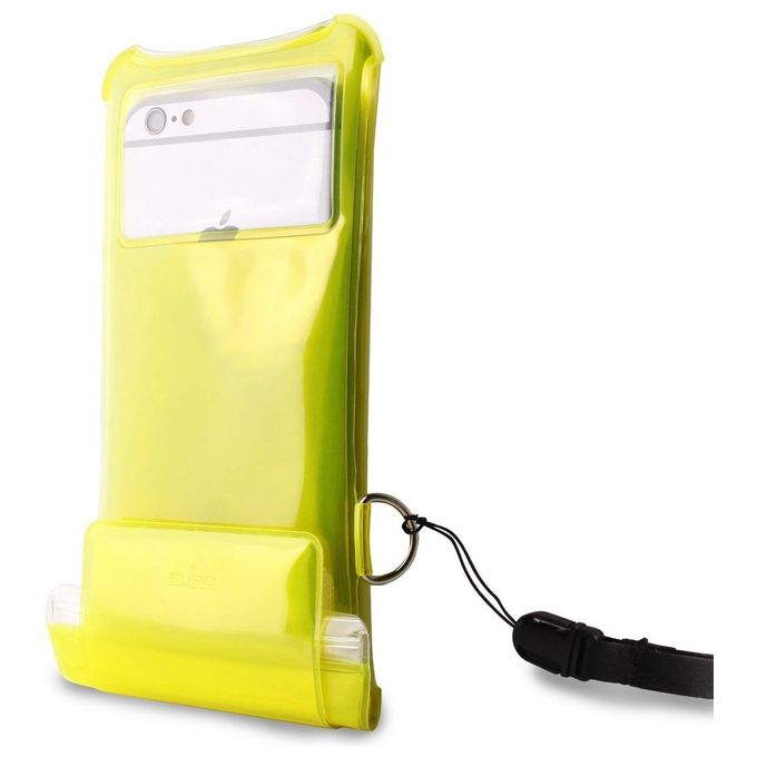 Puro PUFA013 Custodia impermeabile per smartphone fino a 5,7'' colore giallo