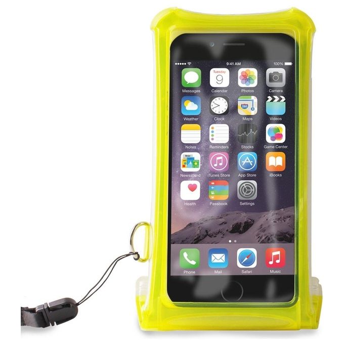 Puro PUFA013 Custodia impermeabile per smartphone fino a 5,7'' colore giallo