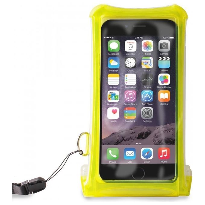 Puro Custodia Universale Impermeabile Slim WaterProof per Smartphone fino a 5.1'', Gialla